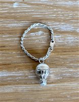 Portachiavi Gioie Gobbo in Argento PCAGMONGOLFIERA - PCAGMONGOLFIERA